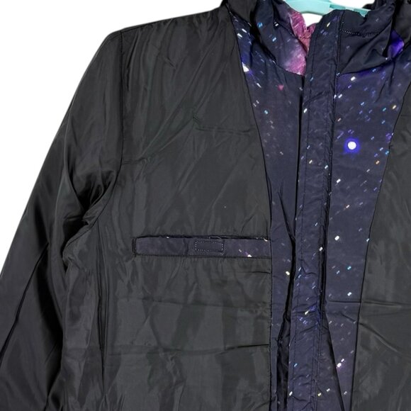 Members Only Men's Garfield & Odie Black Puffer Hoodie Jacket Size Large NWT - Picture 13 of 13